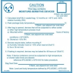 Moisture Warning Label JEDEC113 4 x 4'' 100/Roll