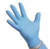 9'' 5 mil Qualatrile Low-Powdered Nitrile Disposable Gloves Blue 100/Pkg Extra-Small
