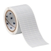 Thermal Transfer Printable Labels .65 x .2'' White Static Dissipative Polyimide 10,000/Roll
