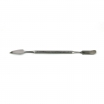 Ideal-tek Stainless Steel Spatula Long Curved Pointed Tip with Arrowshaped and Long Curved with Rounded Tip OAL 180mm