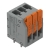 Wago Term Blk PCB Lever 3.5mm 3 Pos Gray 160/Box