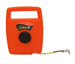 Lufkin 1/2'' x 100' Hi-Viz Orange Linear Fibreglass Tapes