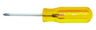 Xcelite No.0 Phillips x 2'' Round Blade Screwdriver Amber Bulk