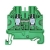 Feed-Through DIN Rail Terminal Block with screw connection 2.5mm 2,5 GN Poles