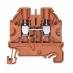 Feed-Through DIN Rail Terminal Block with screw connection 2.5mm 2,5 OR Poles