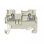 Feed-Through DIN Rail Terminal Block with Push in Spring Connection WTP 1,5