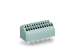PCB Terminal Block Push-Button 0.5 mm Pin Spacing 2.5 mm 24-Pole Push-In Cage Clamp 050 mm Blue 15/Pk