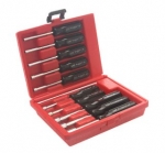 Xcelite 10-Piece Metric Full Hollowshaft Nutdriver Kit w/ Red Plastic Case