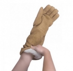 27'' Qualatherm Thermal Protection Gloves Dry Handling to 1,400F 1 Pair One Size Only - Universal Large