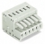 1-Conductor Female Plug Mismating-Proof 1.5 mm Pin Spacing 3.5 mm 3-Pole 150 mm Light Gray 200/Pk