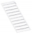 WMB  Marking Card as Card Marked 1 ... 50 (2X) Stretchable 5 - 5.2 mm Horizontal Marking Snap-On Type White 5/Pk