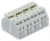 4-Conductor Chassis-Mount Terminal Strip 4-Pole without Ground Contact for 3 mm Screw and Nut 4 mm 400 mm White 200/Pk