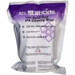 ACL Staticide IPA Cleaning Wipes REFILL Roll 5'' x 8'' 100/Roll
