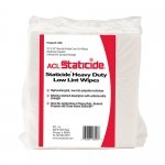 ACL Staticide Heavy Duty Low Lint Wipes 12'' x 13'' 50/Bag