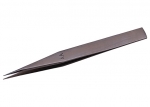 Aven Tweezers AA-CS Length 5'' (1 30mm) Carbon Steel Nickel Chrome Plated with hardened tips