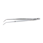 Aven College Forceps w/ Alignment Pin Curved Tips 6'' 