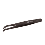 Aven Plastic Tweezers 2AB Curved Flat Tips 