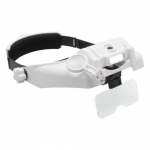 Aven OptiSight Pro Headband Magnifier with LEDs and Lenses 1x  1.5x  2x  2.5x  3.5x