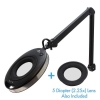 Aven In-X Magnifying Lamp 12 Diopter 4x bundled w/ a 5 Diopter Lens 2.25x 