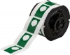 B30 Series Raised Panel Polyester Labels 1.9'' H x 1.2'' W Roll of 180 Labels Green