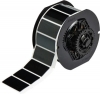 B30 Series Raised Panel Polyester Labels 1'' H x 2'' W Roll of 300 Labels Black