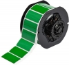 B30 Series Raised Panel Polyester Labels 1'' H x 2'' W Roll of 300 Labels Green