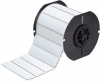 B30 Series Raised Panel Polyester Labels 1'' H x 4'' W Roll of 300 Labels White