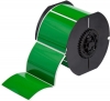 B30 Series Raised Panel Polyester Labels 2.5'' H x 3'' W Roll of 125 Labels Green