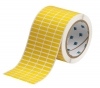 UltraTemp Flame Retardant Wire Wraps 0.25'' H x 0.75'' W Roll of 10000 Labels Yellow