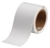 UltraTemp 1-Mil Matte Polyimide Labels 0.25'' H x 0.75'' W Roll of 10000 Labels White Material Properties Static-Dissipative