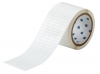 WorkHorse Glossy Polyester Labels 0.2'' H x 0.65'' W Roll of 10000 Labels White Quantity per Row 4