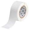 Nylon Cloth Labels .25'' H x 2'' W Roll of 3000 Labels White