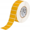 Workhorse Glossy Polyester Labels 1'' H x 2'' W Roll of 3000 Labels Yellow