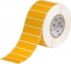Workhorse Glossy Polyester Labels 1'' H x 3'' W Roll of 3000 Labels Yellow