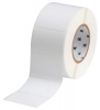 Nylon Cloth Labels 2'' H x 3.0'' W Pack of 1000 Labels Silver