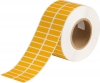 Workhorse Glossy Polyester Labels 0.5'' H x 1.5'' W Roll of 10000 Labels Yellow