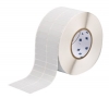 MetaLabel Metallized Matte Polyester Labels 0.5'' H x 1.5'' W Roll of 10000 Labels Light Gray