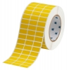 Polyvinylfluoride Cable and Wire Bundle Labels 0.5'' H x 1'' W Yellow