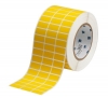 UltraTemp Flame Retardant Wire Wraps 0.5'' H x 1'' W Roll of 10000 Labels Yellow