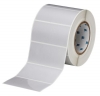 MetaLabel Metallic Polyester Labels 2'' H x 4'' W Roll of 1000 Labels Light Gray