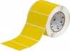 Glossy Weather Resistant Polyester Labels 2'' H x 4'' W Roll of 1000 Labels Yellow