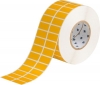 Workhorse Glossy Polyester Labels 0.75'' H x 1.5'' W Roll of 10000 Labels Yellow