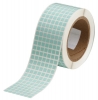 UltraTemp Series Glossy Light Green Polyimide Labels 0.25'' H x 0.25'' W Light Green Roll of 20000 Labels