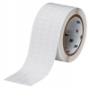 Workhorse Static Dissipative Glossy Polyester Labels 0.275'' H x 0.5'' W Roll of 10000 Labels White