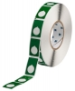 Foam Backed Raised Panel Labels 1.9'' H x 1.2'' W Green Roll of 500 Labels