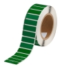 Foam Backed Raised Panel Labels 0.59'' H x 1.77'' W Green Roll of 500 Labels