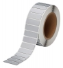 Foam Backed Raised Panel Labels 0.59'' H x 1.77'' W Silver Roll of 500 Labels