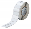 Foam Backed Raised Panel Labels 1'' H x 2'' W White Roll of 500 Labels