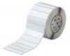 Foam Backed Raised Panel Labels 1'' H x 4'' W White Roll of 500 Labels