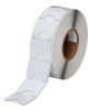 Foam Backed Raised Panel Labels 2'' H x 2.41'' W White Roll of 500 Labels